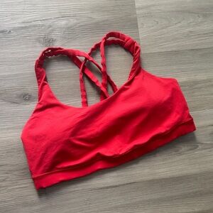 lululemon athletica Vibrant Red Sports Bra